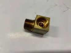 Raccord coudé entrée pompe 2 valves