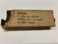 Balais démarreur 12v (4 pieces ) (cc927910)