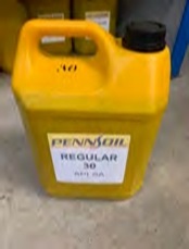 Huile moteur 30 non détergente. 5l