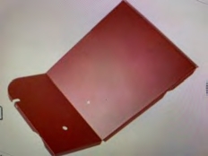 Tôle fond coffre a outils gauche