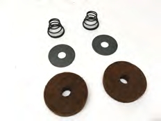 Feutre pedales frein + embrayage (woa6359)