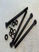 Boulons fixation pare choc standard jeu de 4 pieces (woa1117v)