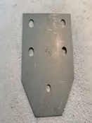 plaque de renfort crochet arrière chassis (woa1154p)