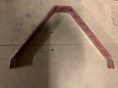 Traverse renfort en V arrière chassis Willy’s (woa1154)