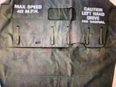 Bâche jeep été + marquage