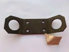 Plaque attache remorque